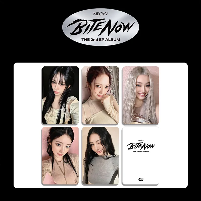 4/5Pcs MEOVV BITE NOW New Album Card Postcard Random Card Lucky Card Special Bonus Card SOOIN GAWON ANNA NARIN ELLA Peripheral
4/5Pcs MEOVV BITE NOW New Album Card Postcard Random Card Lucky Card Special Bonus Card SOOIN GAWON ANNA NARIN ELLA Peripheral