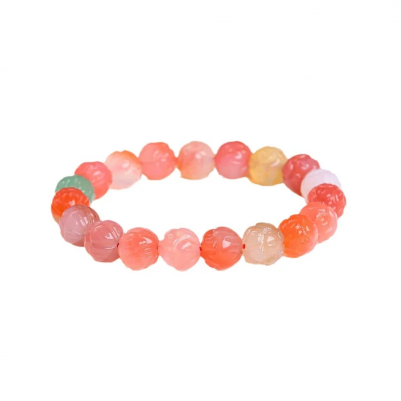 Shinzue Jewelry Salt Source Agate Bead Bracelet Candy Color Multicolor Best Friend Fashion Single Circle Hand Jewelr
Shinzue Jewelry Salt Source Agate Bead Bracelet Candy Color Multicolor Best Friend Fashion Single Circle Hand Jewelr