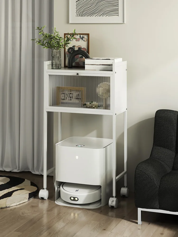 Creative Home Sweeping Robot Storage Rack Carbon Steel Drop Place Dustproof with Cabinet Door Storage Rack Living Room Cabinet
Creative Home Sweeping Robot Storage Rack Carbon Steel Drop Place Dustproof with Cabinet Door Storage Rack Living Room Cabinet