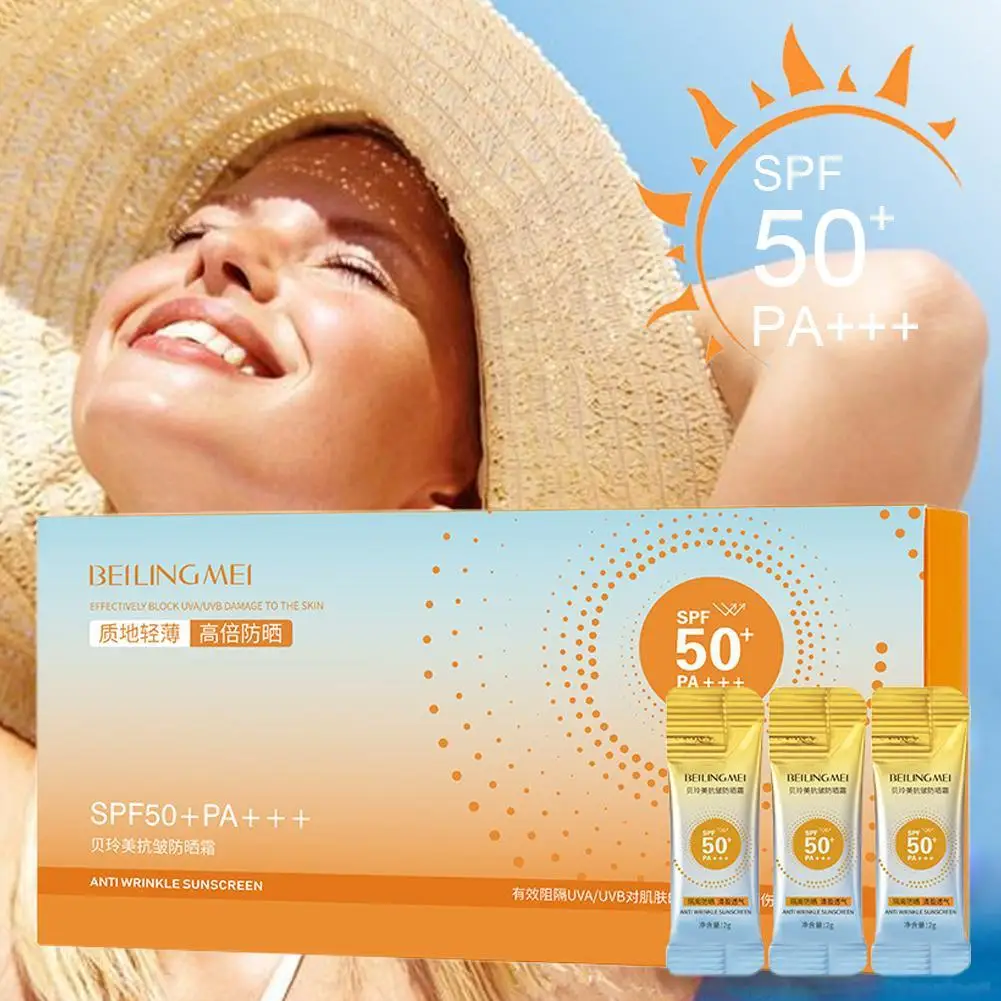 20pcs Mini Sunscreen Travel Size Waterproof Sweatproof SPF50+ Facial Sunscreens For Face Beach Sun Screen Protector
20pcs Mini Sunscreen Travel Size Waterproof Sweatproof SPF50+ Facial Sunscreens For Face Beach Sun Screen Protector