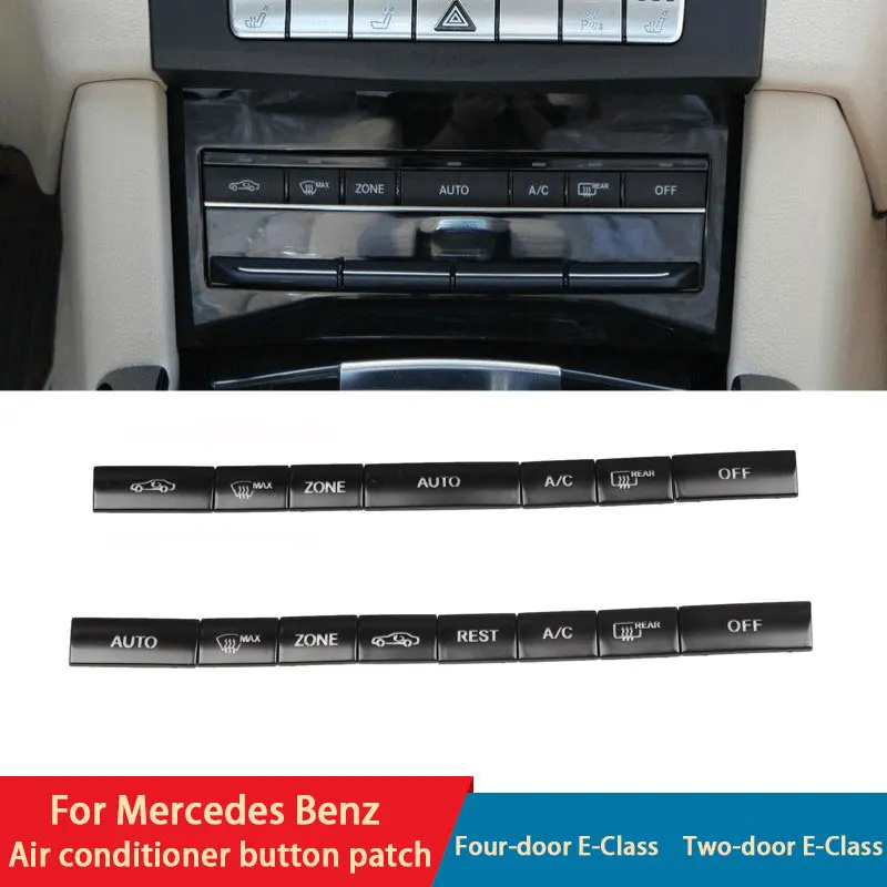 Black Car Central Control Air Conditioning AC Button Stickers Cover For Mercedes Benz E Class W212 W213 S213 A207 A238 S212 S213
Black Car Central Control Air Conditioning AC Button Stickers Cover For Mercedes Benz E Class W212 W213 S213 A207 A238 S212 S213