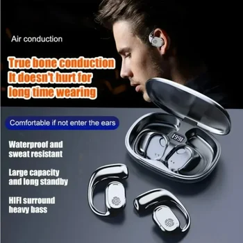 GT280 Wireless Earphones Noise Canceling LED Power Display Stereo Headphones For Cell Phone Gaming Computer