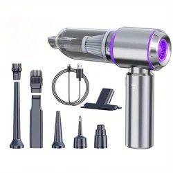 Car Vacuum Cleaner High Power Portable Handheld Wireless Brushless Motor Cleaning Machine Powerful Air Duster for Home Appliance Car Vacuum Cleaner High Power Portable Handheld Wireless Brushless Motor Cleaning Machine Powerful Air Duster for Home Appliance