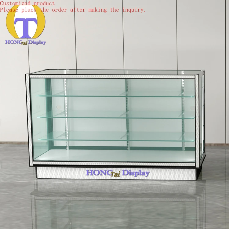 Custom.Retail Store Fixture Display Modern Design White Bottom Base Black Aluminum Frame Full Vision Glass Display Showcase
Custom.Retail Store Fixture Display Modern Design White Bottom Base Black Aluminum Frame Full Vision Glass Display Showcase