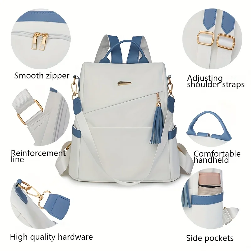 Anti-theft Lightweight Stylish Women's Backpack,Large-capacity Versatile Shoulder Bags for Travel Outings Comfortable Versatile
Anti-theft Lightweight Stylish Women's Backpack,Large-capacity Versatile Shoulder Bags for Travel Outings Comfortable Versatile
