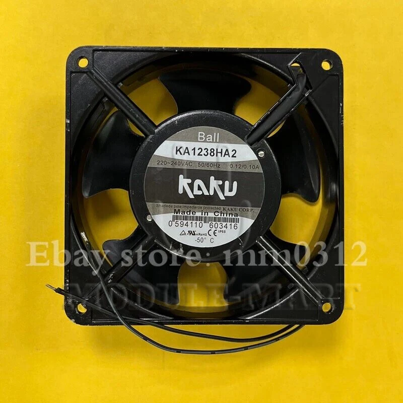 A+for New KAKU KA1238HA2 12038 220V-240VAC 0.12/0.10A 12CM Axial Cooling Fan
A+for New KAKU KA1238HA2 12038 220V-240VAC 0.12/0.10A 12CM Axial Cooling Fan