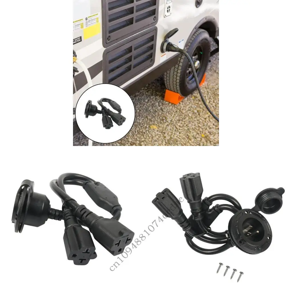RVs Electrical Power Distribution Box 20A 125V with 12AWG Wiring and NEMA5 15P Plug for Camping Vehicle Outdoor Equipment
RVs Electrical Power Distribution Box 20A 125V with 12AWG Wiring and NEMA5 15P Plug for Camping Vehicle Outdoor Equipment