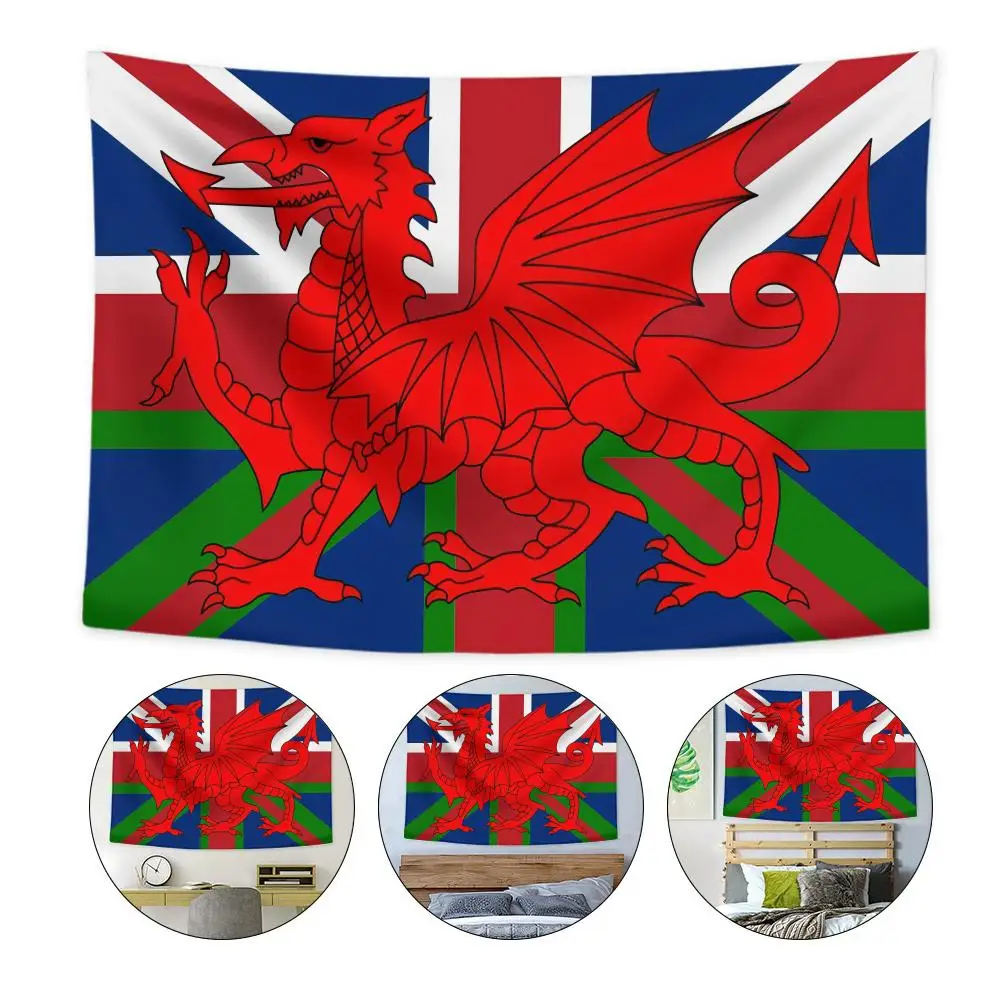 Union Jack Y Ddraig Goch Tapestry Custom Home Living Room Bedroom Wall Decor Wallpaper Backdrop Cloth With Clips
Union Jack Y Ddraig Goch Tapestry Custom Home Living Room Bedroom Wall Decor Wallpaper Backdrop Cloth With Clips