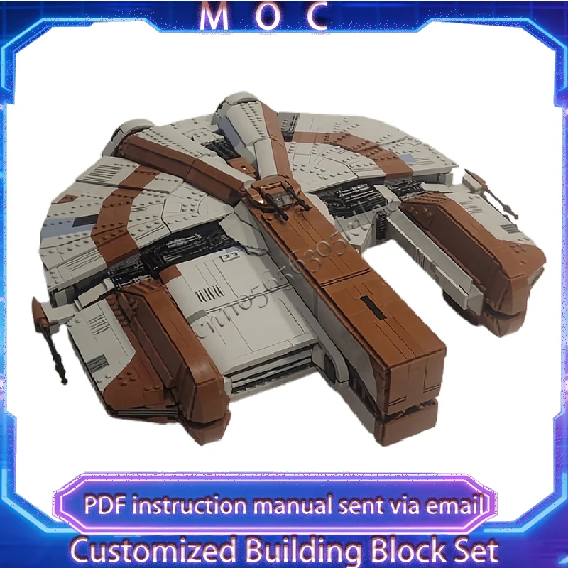 4498 PCS Customize Battle Series Ebon Hawk Dynamic-class Freighter KOTOR Puzzle Model DIY Assembly Education Kids Toys Xmas Gift
4498 PCS Customize Battle Series Ebon Hawk Dynamic-class Freighter KOTOR Puzzle Model DIY Assembly Education Kids Toys Xmas Gift
