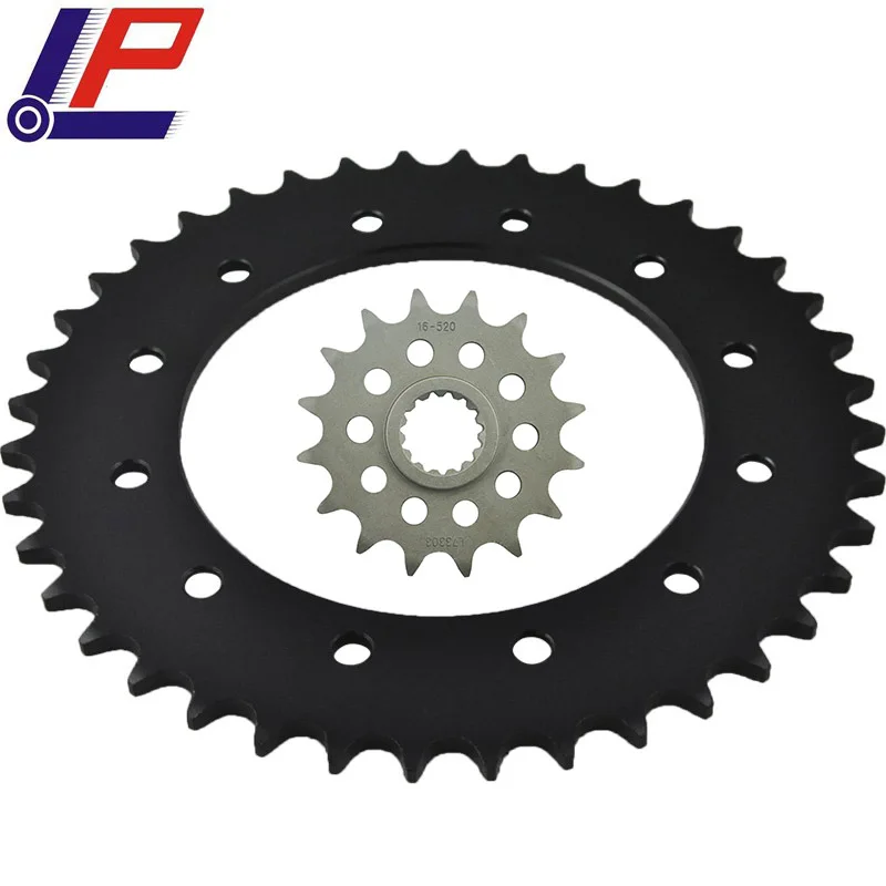 LOPOR CNC 16T/42T Front Rear Motorcycle Sprocket for 701 Svartpilen 19-20 701 Vitpilen 18-20 690 08-19
LOPOR CNC 16T/42T Front Rear Motorcycle Sprocket for 701 Svartpilen 19-20 701 Vitpilen 18-20 690 08-19