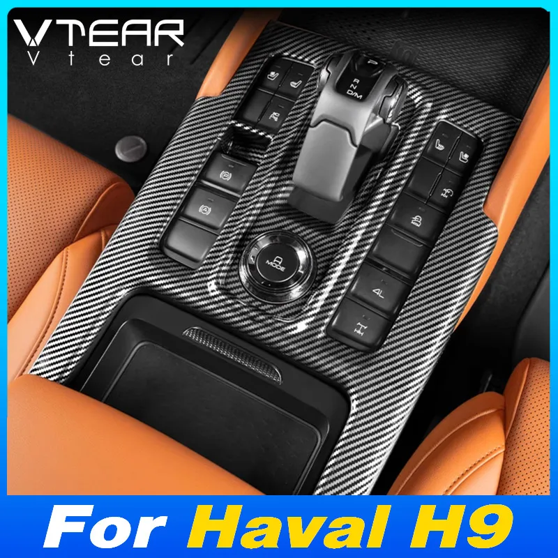 Vtear Car Gear Shift Panel Carbon Cover Center Console Frame Sticker Protection Interior Modification For Haval H9 MK2 2024 2025
Vtear Car Gear Shift Panel Carbon Cover Center Console Frame Sticker Protection Interior Modification For Haval H9 MK2 2024 2025
