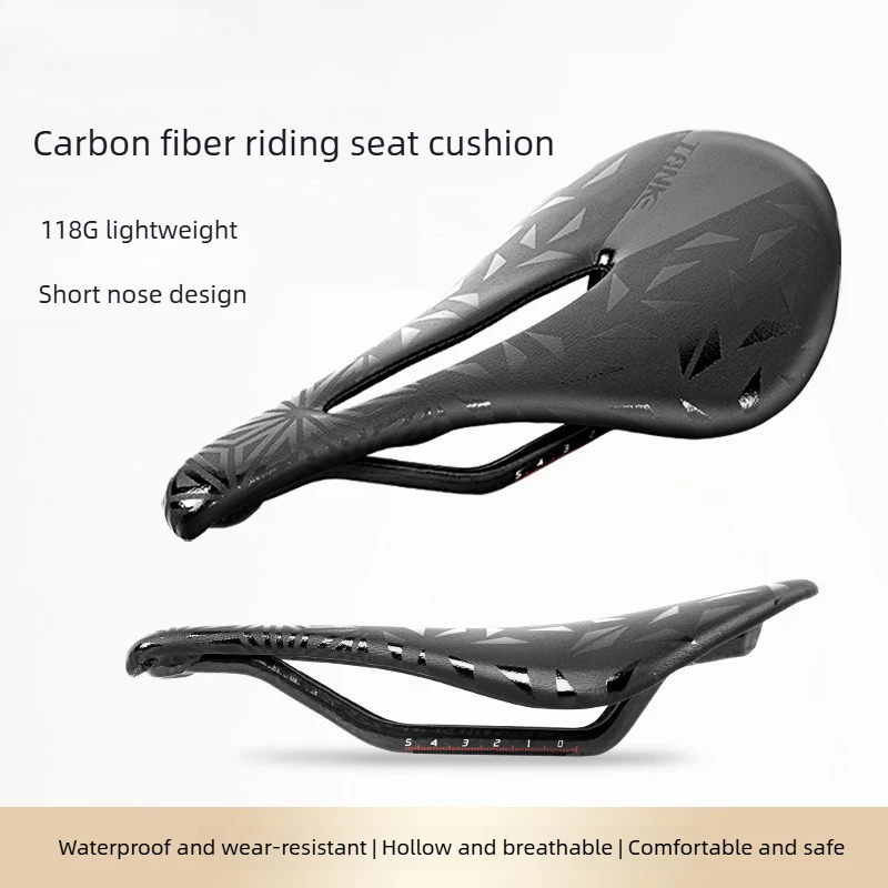 Ultra Light Carbon Fiber Bike Saddle Hollow Design Cycling Seat with Carbon Rail Bicycle Accessories
Ultra Light Carbon Fiber Bike Saddle Hollow Design Cycling Seat with Carbon Rail Bicycle Accessories