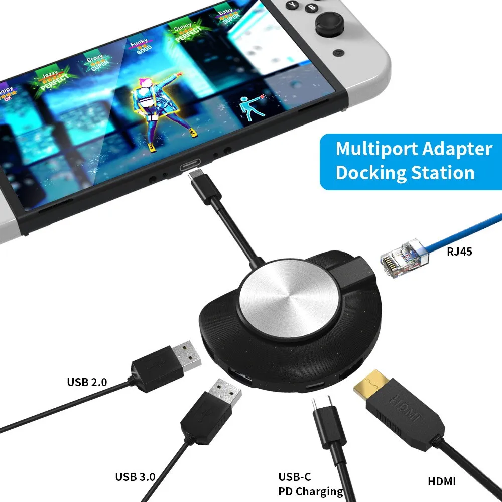 92MC Ethernet Portable TV Converter Adapter for NSW OLED/NSW Game Console, Dual USB Ports 100Mbps Network Connection Accessory
92MC Ethernet Portable TV Converter Adapter for NSW OLED/NSW Game Console, Dual USB Ports 100Mbps Network Connection Accessory