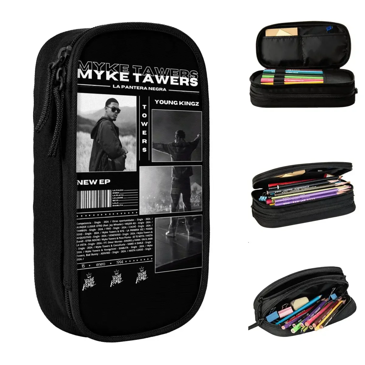 Myke Tawers Eurpe Tour 2025 Pencil Case Hip Hop Rapper Pen Box Bags for Student Large Storage School Supplies Gifts Pencil Pouch
Myke Tawers Eurpe Tour 2025 Pencil Case Hip Hop Rapper Pen Box Bags for Student Large Storage School Supplies Gifts Pencil Pouch