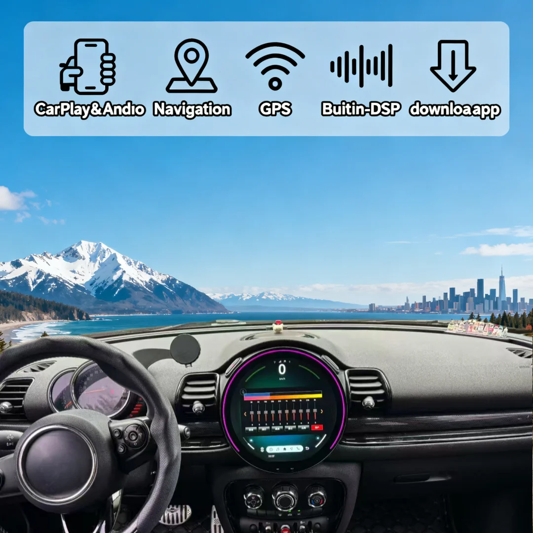 11.7 inch Screen Android 15 Car Radio For BMW Mini F56 2014-2016 Carplay GPS Navigation Stereo Multimedia Player Support BT SWC
11.7 inch Screen Android 15 Car Radio For BMW Mini F56 2014-2016 Carplay GPS Navigation Stereo Multimedia Player Support BT SWC