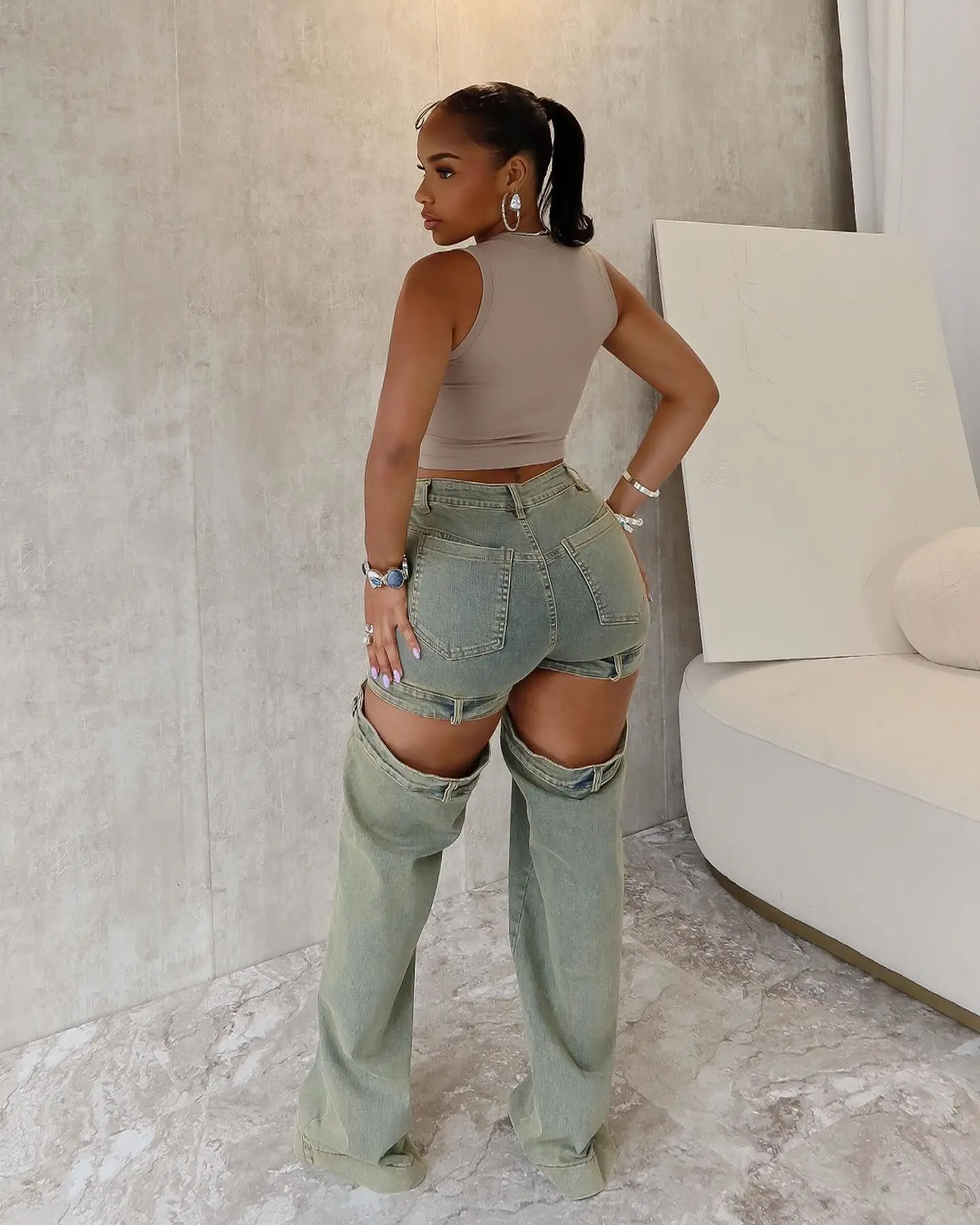Streetwear Hollow Out Patchwork Jeans Pants Autumn Clothing Women High Waist Straight Leg Trousers Fashion Denim Pants Bottoms
Streetwear Hollow Out Patchwork Jeans Pants Autumn Clothing Women High Waist Straight Leg Trousers Fashion Denim Pants Bottoms
