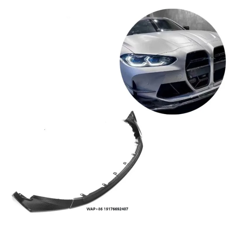 CSL Style Dry Carbon Fiber Front Bumper Lips for G80 M3 G82 M4
CSL Style Dry Carbon Fiber Front Bumper Lips for G80 M3 G82 M4