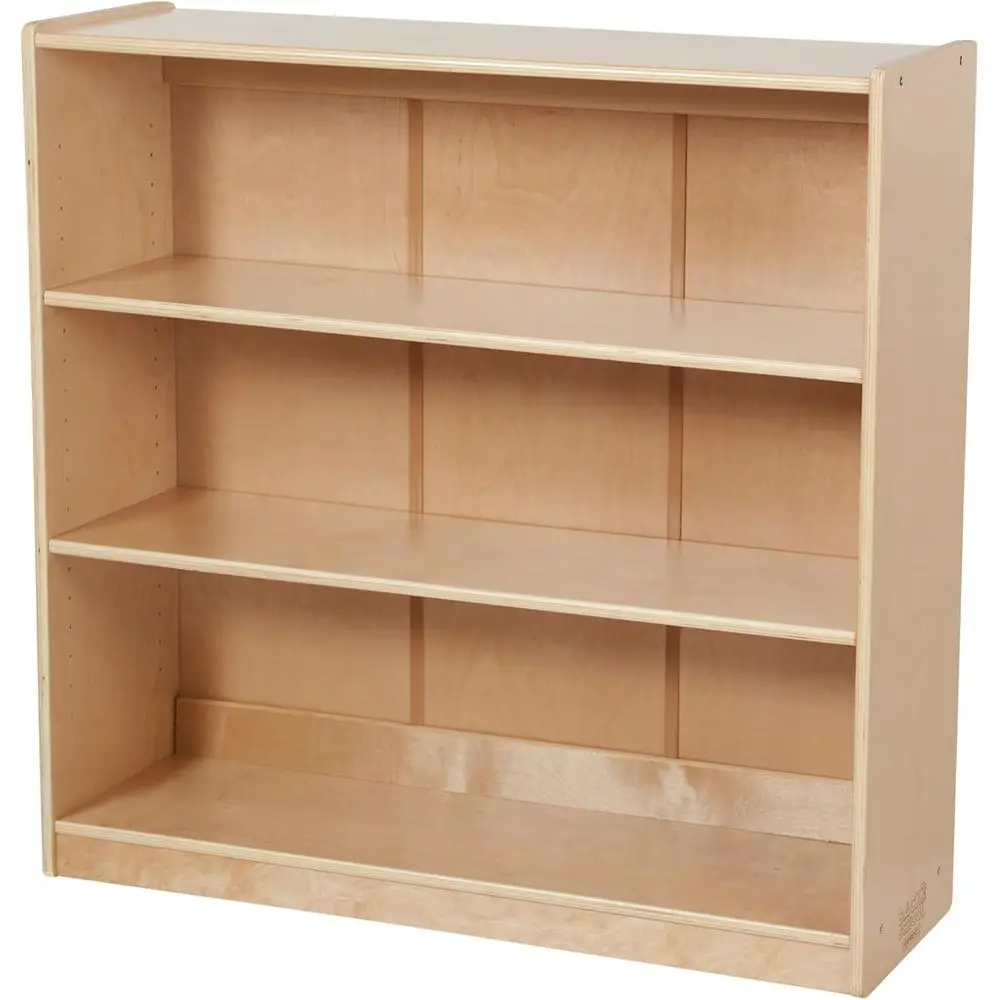 Adjustable 3-Tier Kids Bookshelf, 36 High, Natural Finish
Adjustable 3-Tier Kids Bookshelf, 36 High, Natural Finish