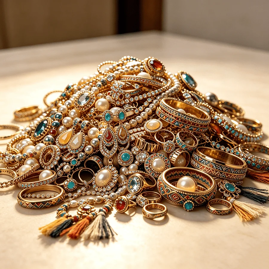 Randomly select a set of 5 decorative items, including necklaces, earrings, bracelets, and rings, with randomly selected styles, colors, and patterns. These items are perfect for daily wear, outdoor activities, and social gatherings
Randomly select a set of 5 decorative items, including necklaces, earrings, bracelets, and rings, with randomly selected styles, colors, and patterns. These items are perfect for daily wear, outdoor activities, and social gatherings