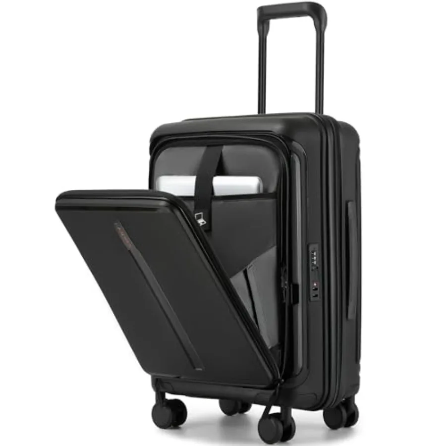 20" Expandable Carry on Luggage with Laptop Compartment, 22x14x9 Airline Approved Hard Shell Spinner Top Opening Suitcase with
20" Expandable Carry on Luggage with Laptop Compartment, 22x14x9 Airline Approved Hard Shell Spinner Top Opening Suitcase with