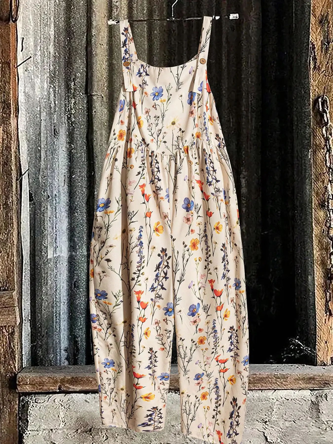 【Plus Size】 Floral Print Overalls, Boho Casual Sleeveless Overalls for Daily Wear, Women's Overalls for All Seasons
【Plus Size】 Floral Print Overalls, Boho Casual Sleeveless Overalls for Daily Wear, Women's Overalls for All Seasons
