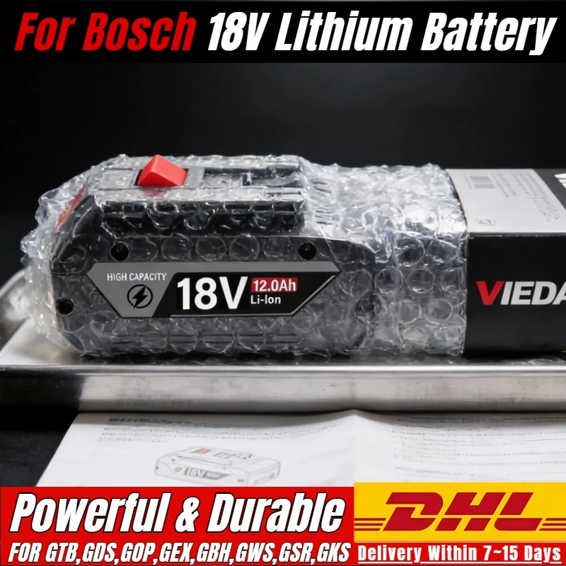 Долговечный аккумулятор Bosch 18 В, резервные аккумуляторы 18 В и 12000 мАч, профессиональная система Draadloze, инструмент BAT609 GBA18V80
Долговечный аккумулятор Bosch 18 В, резервные аккумуляторы 18 В и 12000 мАч, профессиональная система Draadloze, инструмент BAT609 GBA18V80