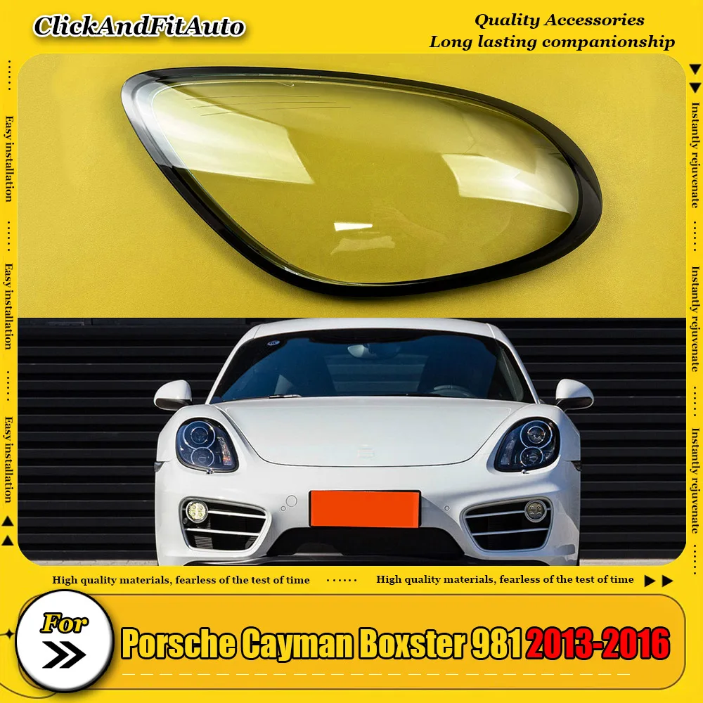 For Porsche Cayman Boxster 981 2013-2016 Headlamp Shade Transparent Cover Lampshade Headlight Shell Plexiglass
For Porsche Cayman Boxster 981 2013-2016 Headlamp Shade Transparent Cover Lampshade Headlight Shell Plexiglass