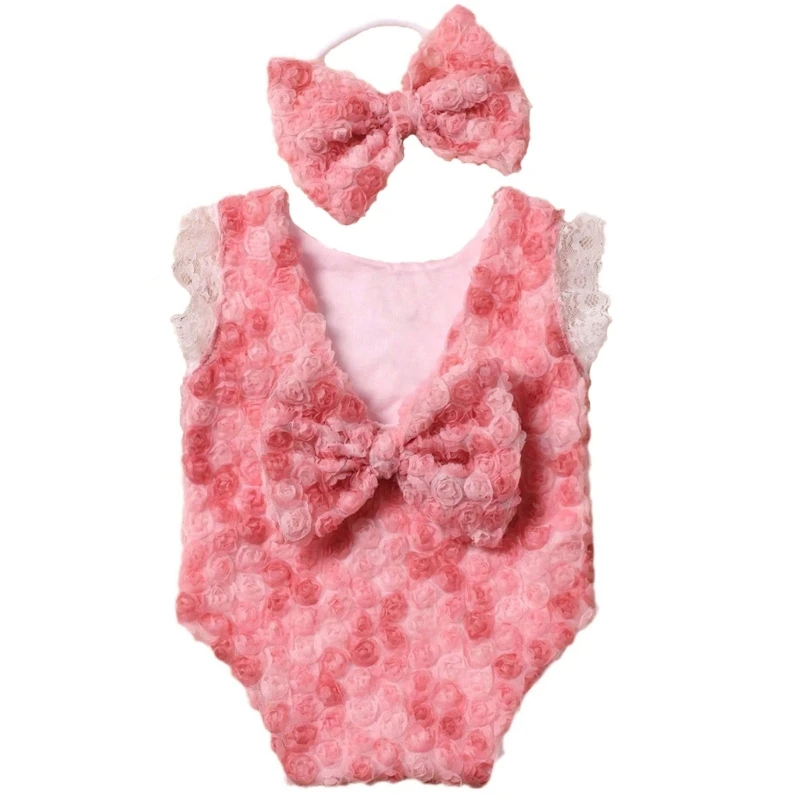 97BE Newborn Baby Photography Outfit Set Fashionable & Elegant Lace Romper Headband
97BE Newborn Baby Photography Outfit Set Fashionable & Elegant Lace Romper Headband