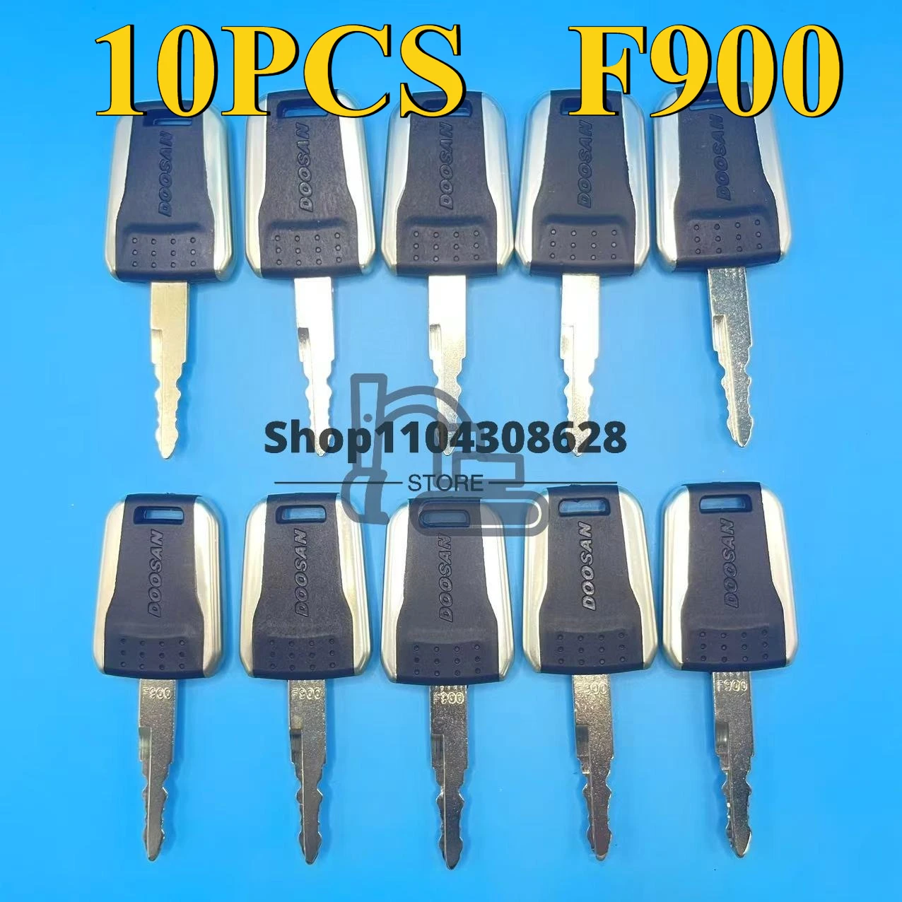 10 PCS F900 Keys For Deawoo Doosan Terex Excavator Heavy Equipment Ignition Start Switch Door Lock Fit E80
10 PCS F900 Keys For Deawoo Doosan Terex Excavator Heavy Equipment Ignition Start Switch Door Lock Fit E80