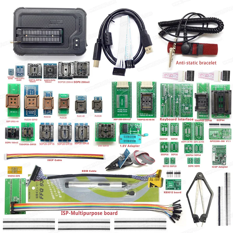 V10.27 XGecu T76 Programmer Drivers Support 24070+ ICs for PIC/NAND Flash/EMMC TSOP48/BGA+ 48adapters with SOP8
V10.27 XGecu T76 Programmer Drivers Support 24070+ ICs for PIC/NAND Flash/EMMC TSOP48/BGA+ 48adapters with SOP8
