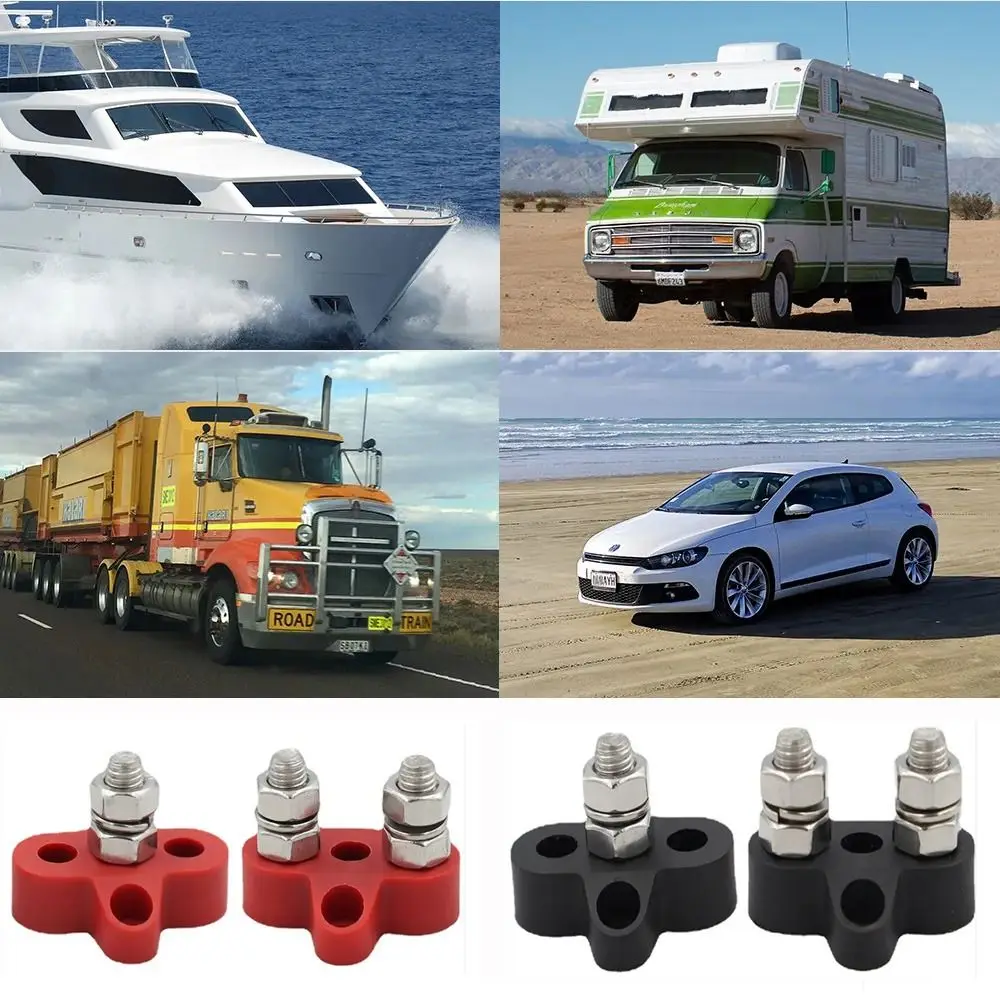 M6 M8 Bus Bar Terminal Block Battery Terminal Modified Battery Power Stud Junction Durable 12V/24V Junction Terminals
M6 M8 Bus Bar Terminal Block Battery Terminal Modified Battery Power Stud Junction Durable 12V/24V Junction Terminals