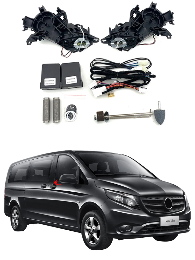 Benz Vito equipped with original factorAuto Intelligent Automatic Car Electric Rearview Side Mirror Folding System Kit Module
Benz Vito equipped with original factorAuto Intelligent Automatic Car Electric Rearview Side Mirror Folding System Kit Module