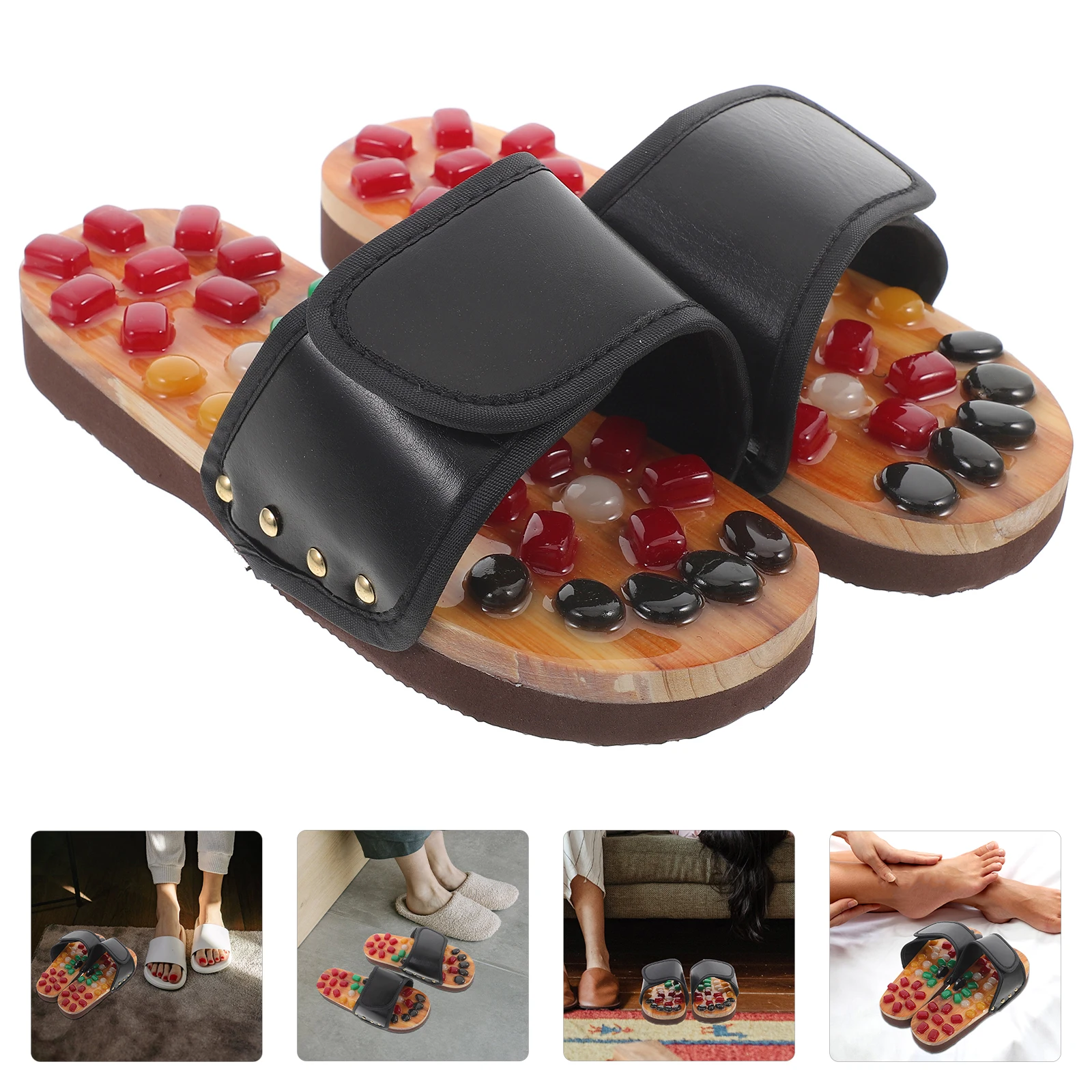 Massage Slippers Foot Health Shoes Women Men Pressure Point Sandals Acupressure Cobblestone EVA PU Sole Care Gift Relaxation
Massage Slippers Foot Health Shoes Women Men Pressure Point Sandals Acupressure Cobblestone EVA PU Sole Care Gift Relaxation