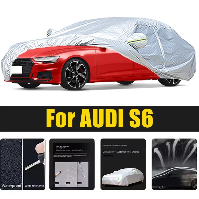 For AUDI S6 Car Cover Outdoor Protection Covers Snow Sunshade Waterproof Dustproof Exterior UV Car Accessories Auto
For AUDI S6 Car Cover Outdoor Protection Covers Snow Sunshade Waterproof Dustproof Exterior UV Car Accessories Auto