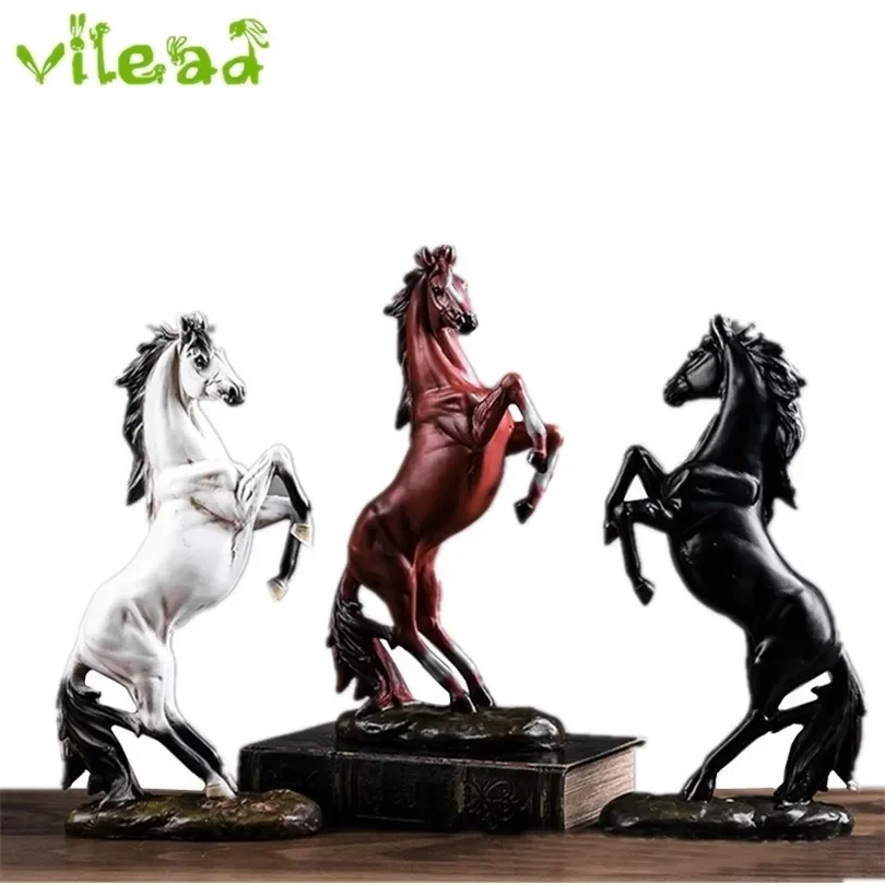 VILEAD Modern Europe Style Horse Statue for Office Home Decoration Resin Horse Figurines Decorative Home Accessories Ornament
VILEAD Modern Europe Style Horse Statue for Office Home Decoration Resin Horse Figurines Decorative Home Accessories Ornament