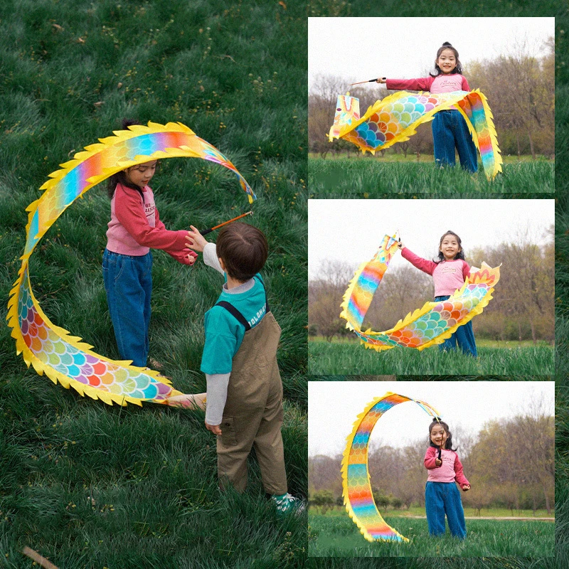 2.5M Chinese Colorful Dragon Dance Ribbon For Children Dancing Dragon Stage Performance New Year kids Funny Fitness Props
2.5M Chinese Colorful Dragon Dance Ribbon For Children Dancing Dragon Stage Performance New Year kids Funny Fitness Props