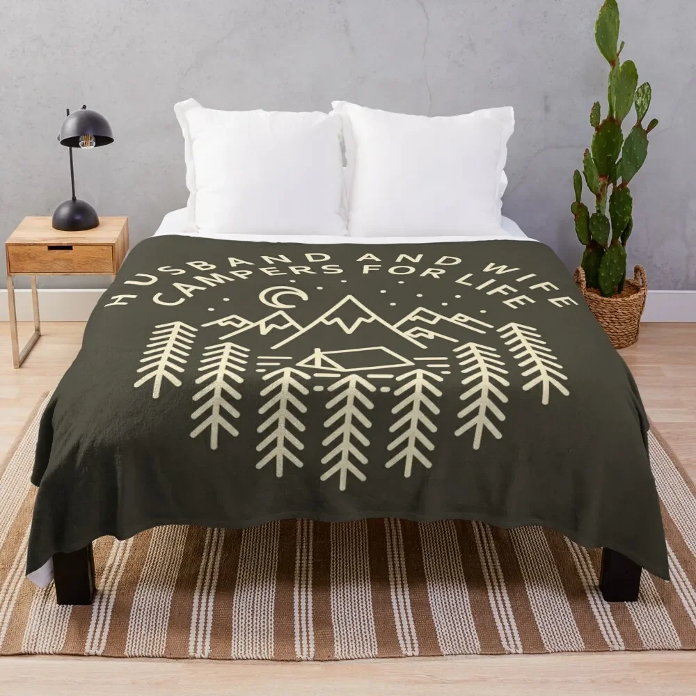 Husband and Wife Campers For Life Throw Blanket Tourist christmas decoration Blankets
Husband and Wife Campers For Life Throw Blanket Tourist christmas decoration Blankets