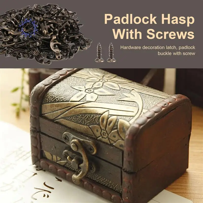 A68P-100PCS Винтажная металлическая фурнитура, мебель, деревянная коробка, кожаная фурнитура для сумок, декоративная застежка-защелка, замок, засов с винтом
A68P-100PCS Винтажная металлическая фурнитура, мебель, деревянная коробка, кожаная фурнитура для сумок, декоративная застежка-защелка, замок, засов с винтом