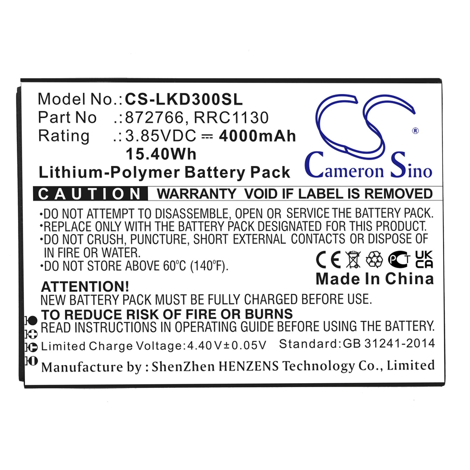 CameronSino 4000mAh Imager Battery 872766, RRC1130, 110019-08 for Leica BLK3D Imager 6017022 Fischer FERITSCOPE DMP30 RRC1130
CameronSino 4000mAh Imager Battery 872766, RRC1130, 110019-08 for Leica BLK3D Imager 6017022 Fischer FERITSCOPE DMP30 RRC1130