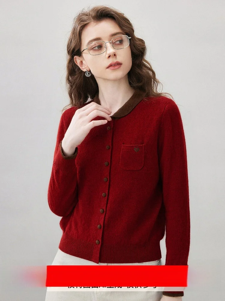 Faionable Knitted 00% Woolen Cardigan Women's Sweater Spring Commute Sle Straight Cut Long Sve Casual round Ne Coat
Faionable Knitted 00% Woolen Cardigan Women's Sweater Spring Commute Sle Straight Cut Long Sve Casual round Ne Coat