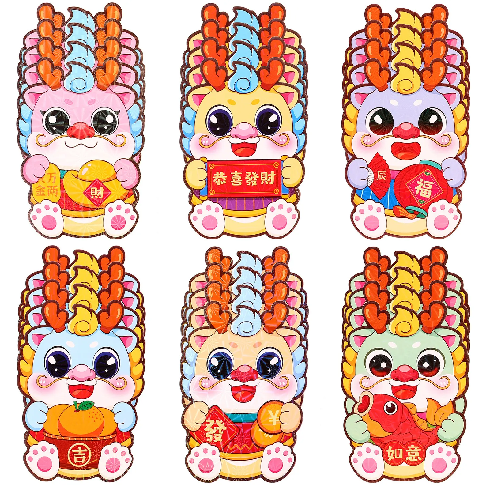 60Pcs Premium Cartoon Red Envelopes Lunar New Year Spring Festival Dragon Year Gift Money Envelopes Party Decoration Supplies
60Pcs Premium Cartoon Red Envelopes Lunar New Year Spring Festival Dragon Year Gift Money Envelopes Party Decoration Supplies