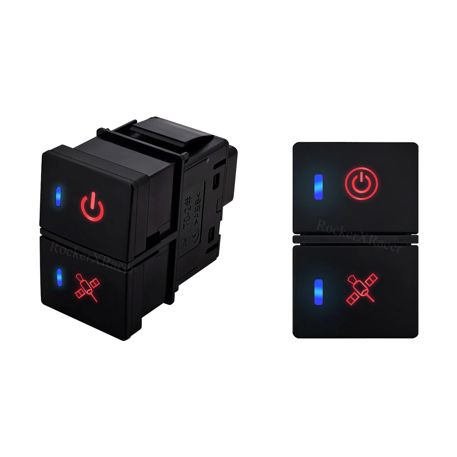 Car Dual Switch Blue Red LED DRL Fog Light Power On-Off Radar Starlink Button with Wire for Honda CRV URV AVANCIER CITY Vezel
Car Dual Switch Blue Red LED DRL Fog Light Power On-Off Radar Starlink Button with Wire for Honda CRV URV AVANCIER CITY Vezel