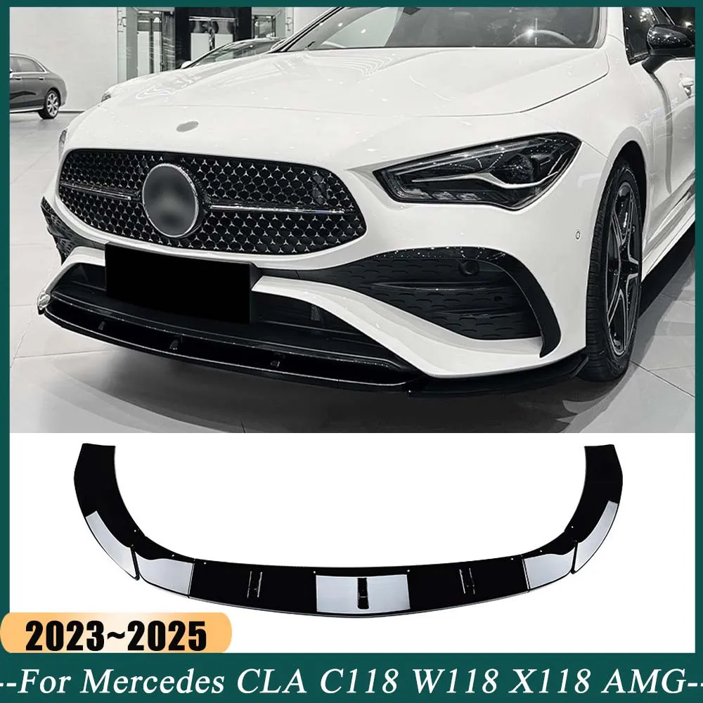 Car Front Bumper Splitter Lip Body Kits Diffuser For Mercedes Benz C118 W118 X118 CLA 200 235 CLA35 45 AMG 2023-2025 ABS Tuning
Car Front Bumper Splitter Lip Body Kits Diffuser For Mercedes Benz C118 W118 X118 CLA 200 235 CLA35 45 AMG 2023-2025 ABS Tuning
