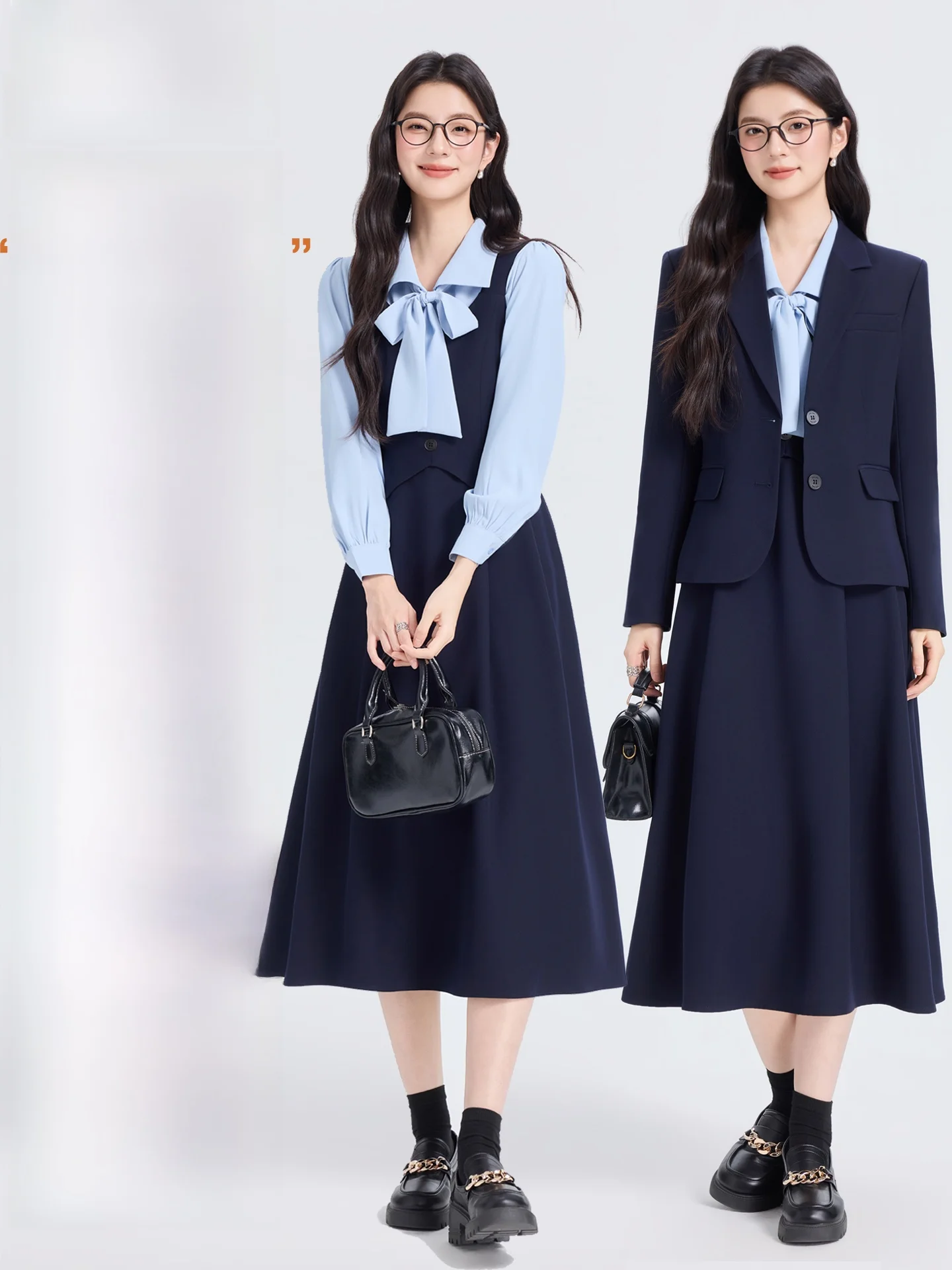 Женский деловой костюм-двойка (жилет и юбка) для работы, учебы и собеседований
Женский деловой костюм-двойка (жилет и юбка) для работы, учебы и собеседований