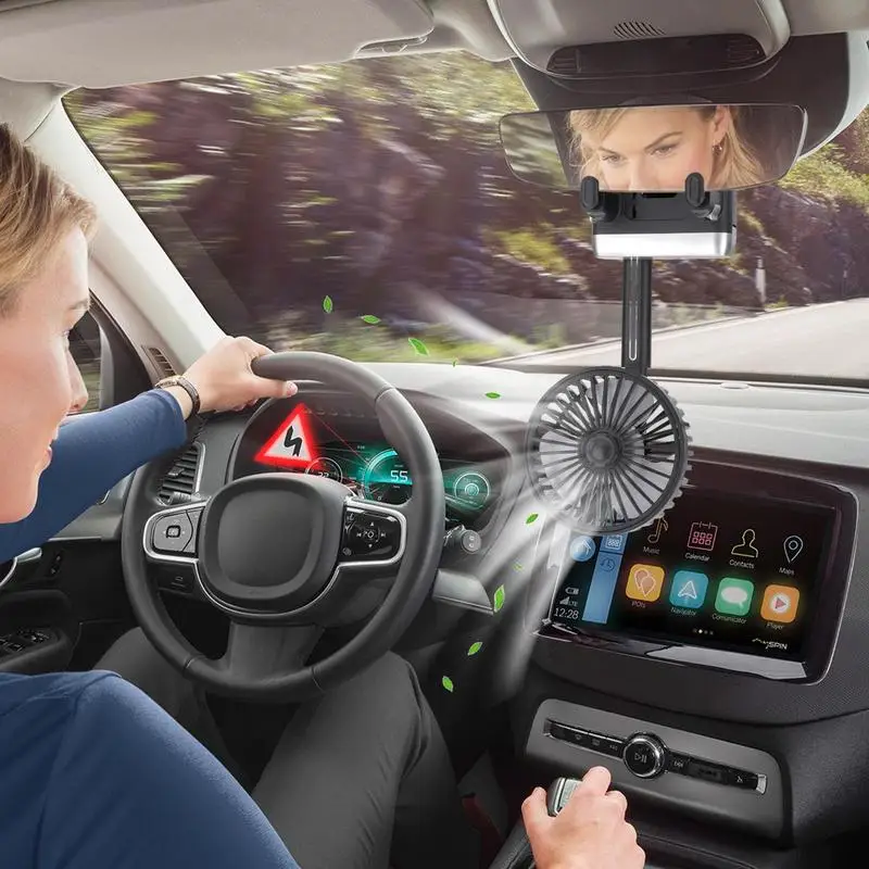 Car Fan 12V 24V Rearview Mirror Air Circulation Fan Quiet Cool Gadget Plug And Play Electric Blower For Driver Passenger
Car Fan 12V 24V Rearview Mirror Air Circulation Fan Quiet Cool Gadget Plug And Play Electric Blower For Driver Passenger