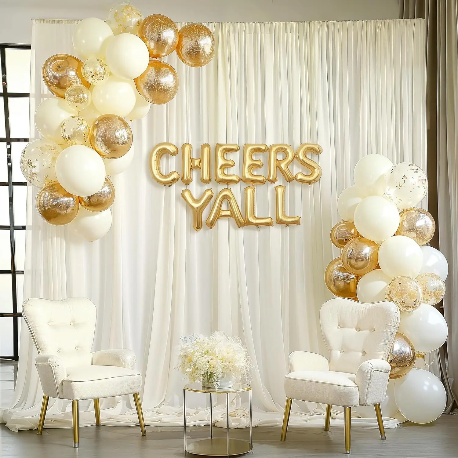 Wedding Arch Fabric Drape Lovry Sheer Backdrop Curtain Chiffon Fabric for Party Ceremony Stage Reception Decor Window Curtain
Wedding Arch Fabric Drape Lovry Sheer Backdrop Curtain Chiffon Fabric for Party Ceremony Stage Reception Decor Window Curtain