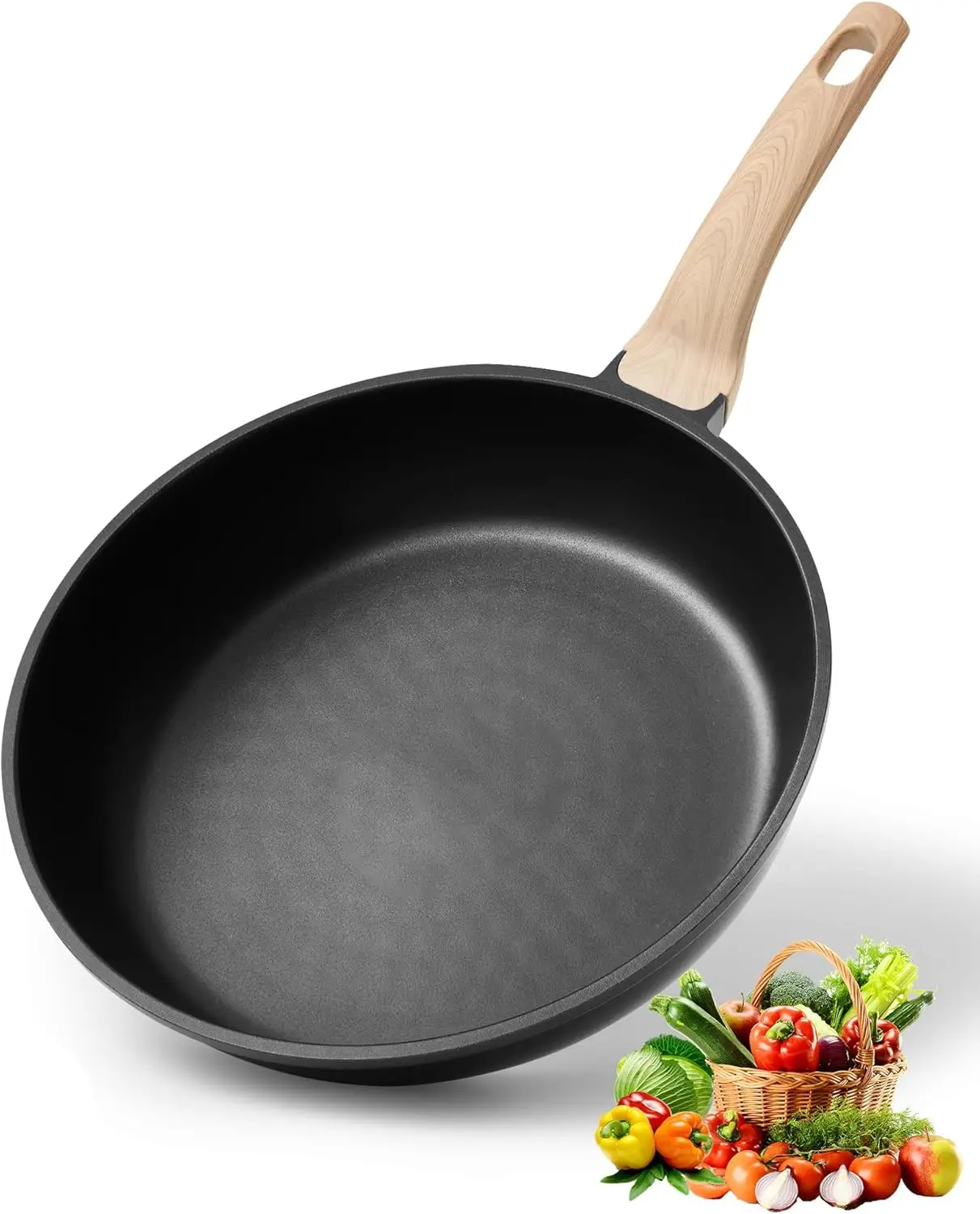 Non Stick Frying Pan, 8 inch Omelette Pan, Healthy Non Toxic Egg Pan with Heat-Resistant Handle, PFOA-Free Cooking Pan, Dishwasher Safe, Compatible with All Cooktops
Non Stick Frying Pan, 8 inch Omelette Pan, Healthy Non Toxic Egg Pan with Heat-Resistant Handle, PFOA-Free Cooking Pan, Dishwasher Safe, Compatible with All Cooktops