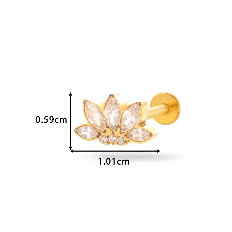 1PC G23 Titanium Horse Eye CZ Threadless Piercing Flower Pin Push In Lip Stud Daith Conch Tragus Stud Earrings Piercing Jewelry
1PC G23 Titanium Horse Eye CZ Threadless Piercing Flower Pin Push In Lip Stud Daith Conch Tragus Stud Earrings Piercing Jewelry