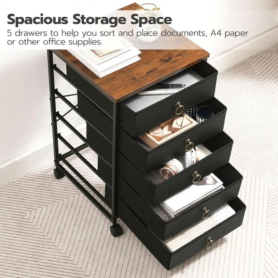 Комод с 5 ящиками, офисный картотечный шкаф с ящиками, подставка для принтера на колесиках, шкаф для документов для гостиной, домашнего офиса, нетканые материалы D
Комод с 5 ящиками, офисный картотечный шкаф с ящиками, подставка для принтера на колесиках, шкаф для документов для гостиной, домашнего офиса, нетканые материалы D