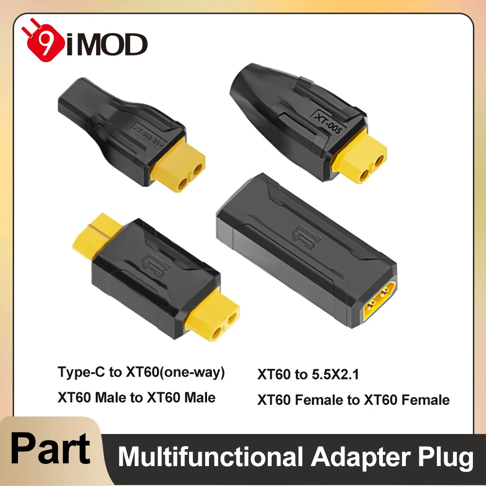 9IMOD Battery Car Adapter Plug XT60 Adapter Plug For Battery ESC Computers RC Cars
9IMOD Battery Car Adapter Plug XT60 Adapter Plug For Battery ESC Computers RC Cars
